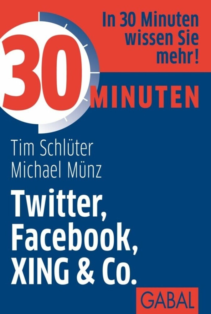 30 Minuten Twitter, Facebook, XING & Co. main product photo