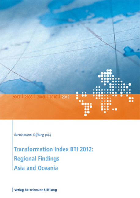 Transformation Index BTI 2012: Regional Findings Asia and Oceania main product photo