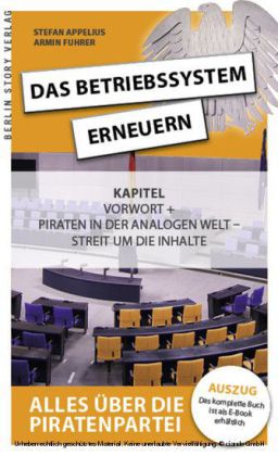 Das Betriebssystem erneuern - Alles über die Piratenpartei, Auszug des kompletten Titels main product photo