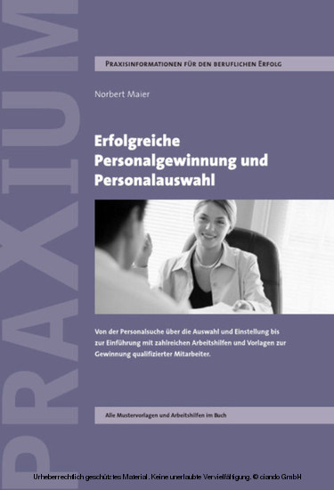 Erfolgreiche Personalgewinnung und Personalauswahl main product photo