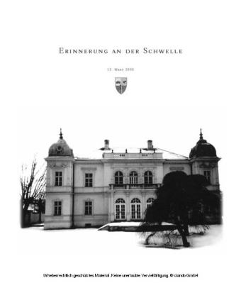 Erinnerung an der Schwelle