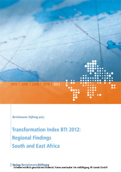 Transformation Index BTI 2012: Regional Findings South and East Africa main product photo