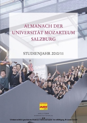 Almanach der Universität Mozarteum Salzburg main product photo