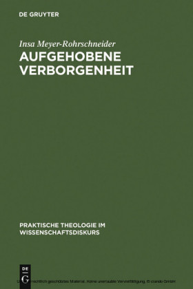Aufgehobene Verborgenheit