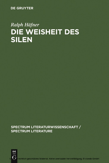 Die Weisheit des Silen main product photo