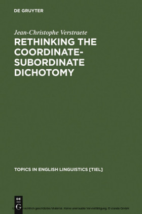 Rethinking the Coordinate-Subordinate Dichotomy