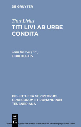 Libri XLI-XLV