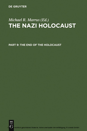 The End of the Holocaust main product photo