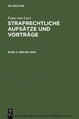 1892 bis 1904. Bd.2