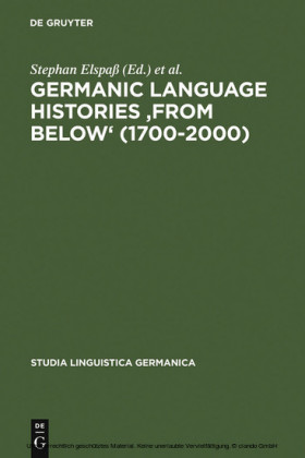 Germanic Language Histories 'from Below' (1700-2000)