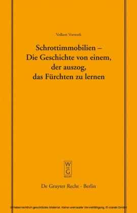 Schrottimmobilien - Die Geschichte von einem, der auszog, das Fürchten zu lernen