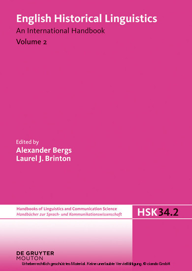 English Historical Linguistics. Volume 2. Vol.2 main product photo