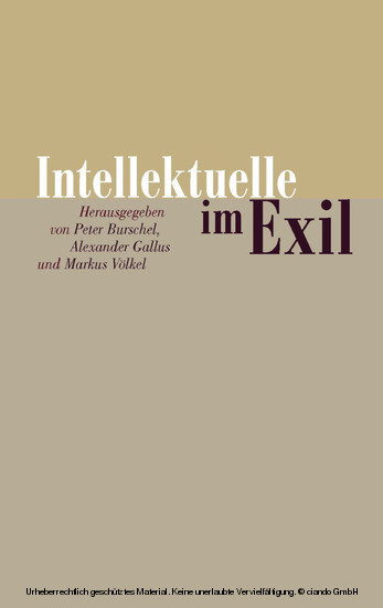 Intellektuelle im Exil main product photo