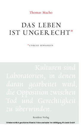 Das Leben ist ungerecht