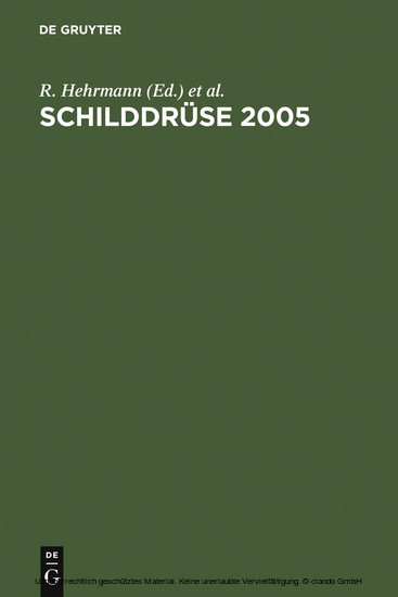 Schilddrüse 2005 main product photo