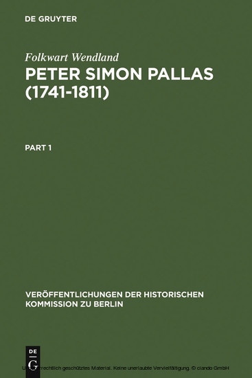 Peter Simon Pallas (1741-1811) main product photo