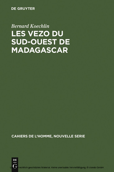 Les Vezo du sud-ouest de Madagascar main product photo