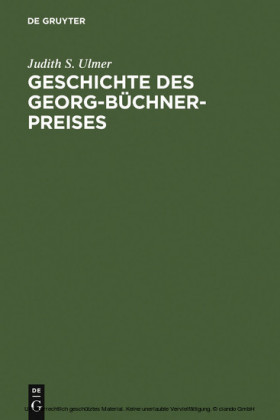 Geschichte des Georg-Büchner-Preises