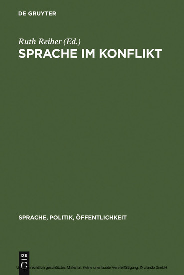 Sprache im Konflikt main product photo