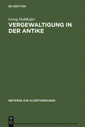 Vergewaltigung in der Antike