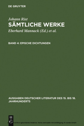 Epische Dichtungen