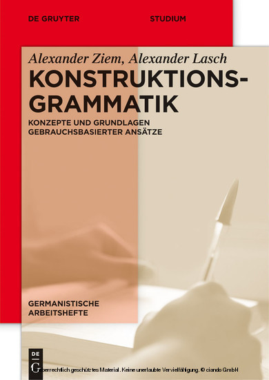 Konstruktionsgrammatik main product photo