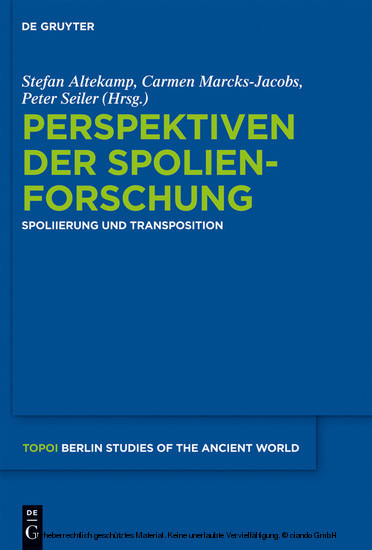 Perspektiven der Spolienforschung 1 main product photo