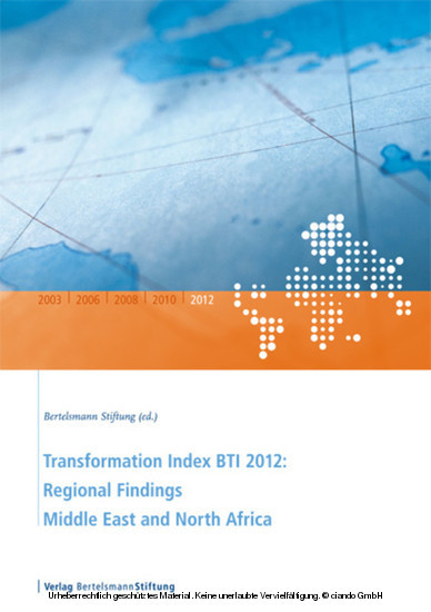 Transformation Index BTI 2012: Regional Findings Middle East and North Africa main product photo