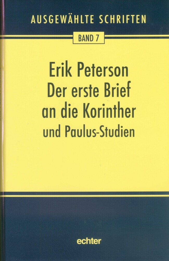 Der erste Brief an die Korinther und Paulus-Studien main product photo