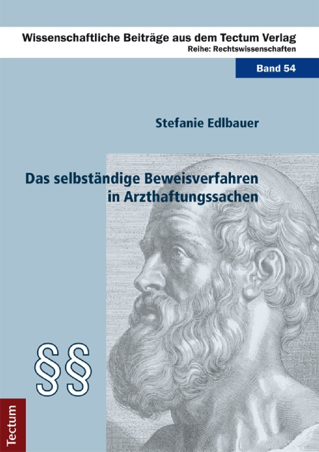 Das selbständige Beweisverfahren in Arzthaftungssachen main product photo