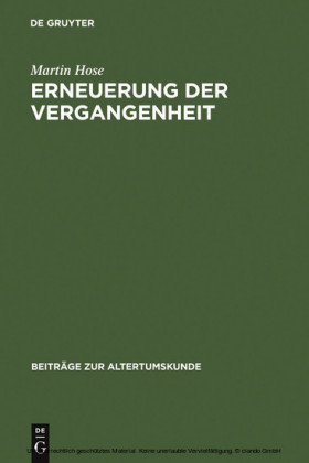 Erneuerung der Vergangenheit
