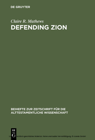Defending Zion main product photo