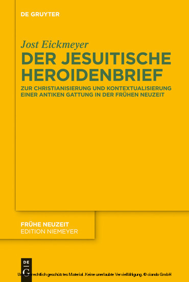 Der jesuitische Heroidenbrief main product photo