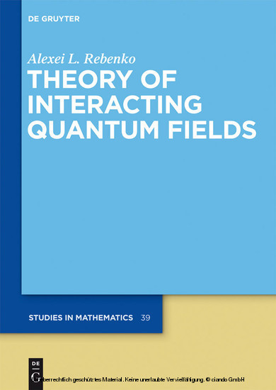 Theory of Interacting Quantum Fields main product photo