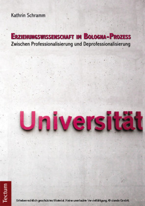 Erziehungswissenschaft im Bologna-Prozess
