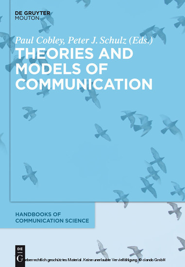 Theories and Models of Communication main product photo