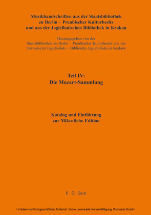 Katalog und Einführung zur Mikrofiche-Edition