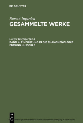 Einführung in die Phänomenologie Edmund Husserls