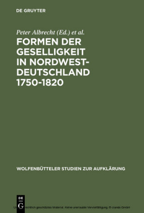 Formen der Geselligkeit in Nordwestdeutschland 1750-1820