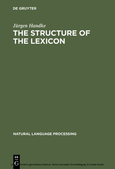 The Structure of the Lexicon main product photo
