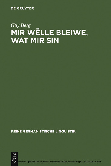 Mir wëlle bleiwe, wat mir sin main product photo