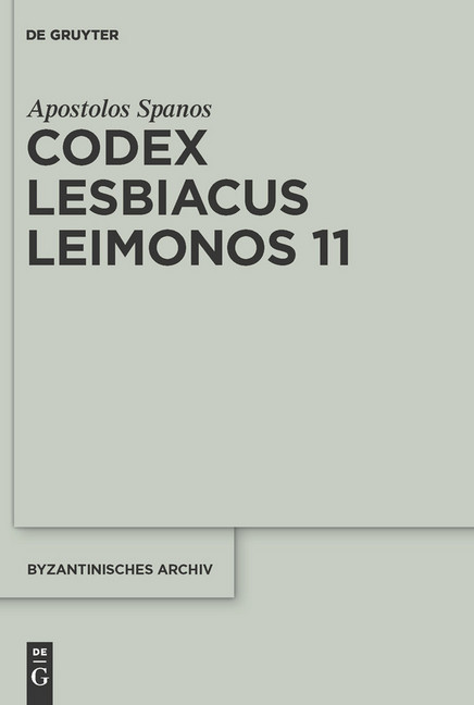 Codex Lesbiacus Leimonos 11 main product photo