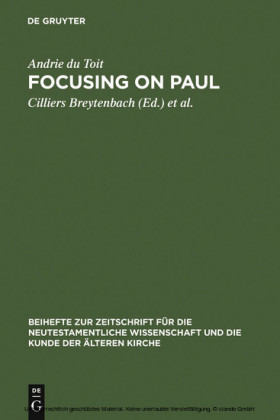 Focusing on Paul
