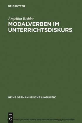 Modalverben im Unterrichtsdiskurs