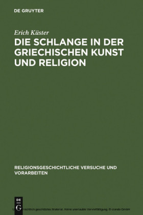 Die Schlange in der griechischen Kunst und Religion