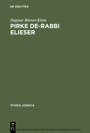 Pirke de-Rabbi Elieser main product photo