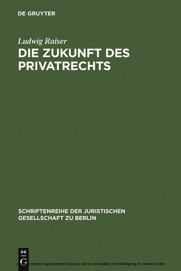 Die Zukunft des Privatrechts main product photo