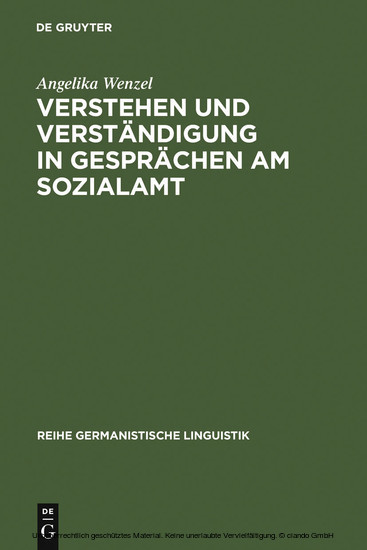 Verstehen und Verständigung in Gesprächen am Sozialamt main product photo