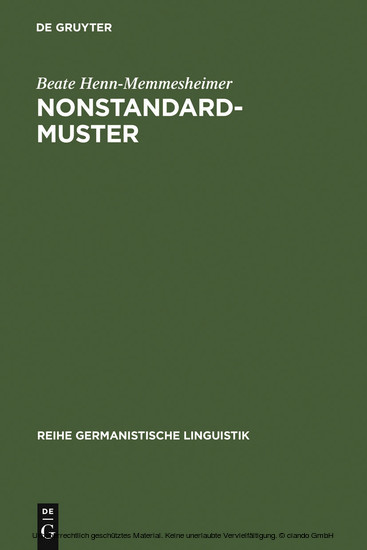 Nonstandardmuster main product photo