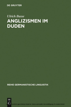Anglizismen im Duden
